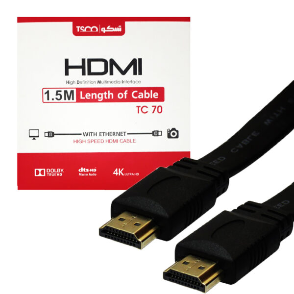 کابل HDMI تسکو مدل TC 70 به طول 1.5 متر