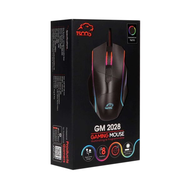 ماوس تسکو مدل GM2028 باسیم - تصویر 3
