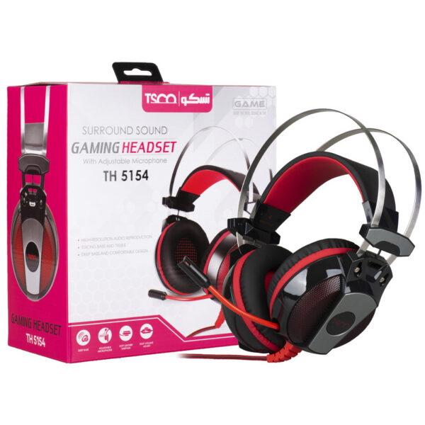 هدست حرفه ای گیمینگ تسکو مدل TH 5154