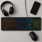 کیبورد تسکو مدل TK 8046،سوییچ ممبران، Full-size، نورپردازی RGB - تصویر 2